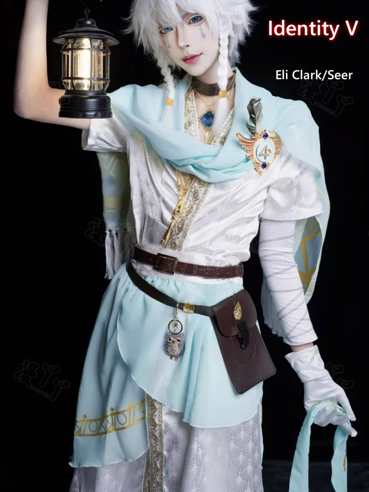 Eli Clark Cosplay Game Identity V Seer Costume Anime Women Men Elegant Outfit Halloween Comic-con Party Suit Role Play Clothing
Eli Clark Cosplay Game Identity V Seer Costume Anime Women Men Elegant Outfit Halloween Comic-con Party Suit Role Play Clothing