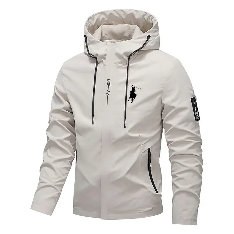 Men's Waterproof Hooded Jacket 2026 Spring New Long Sleeve Zipper Coat Fashion Outdoor Streetwear Casual Windbreaker
Men's Waterproof Hooded Jacket 2026 Spring New Long Sleeve Zipper Coat Fashion Outdoor Streetwear Casual Windbreaker