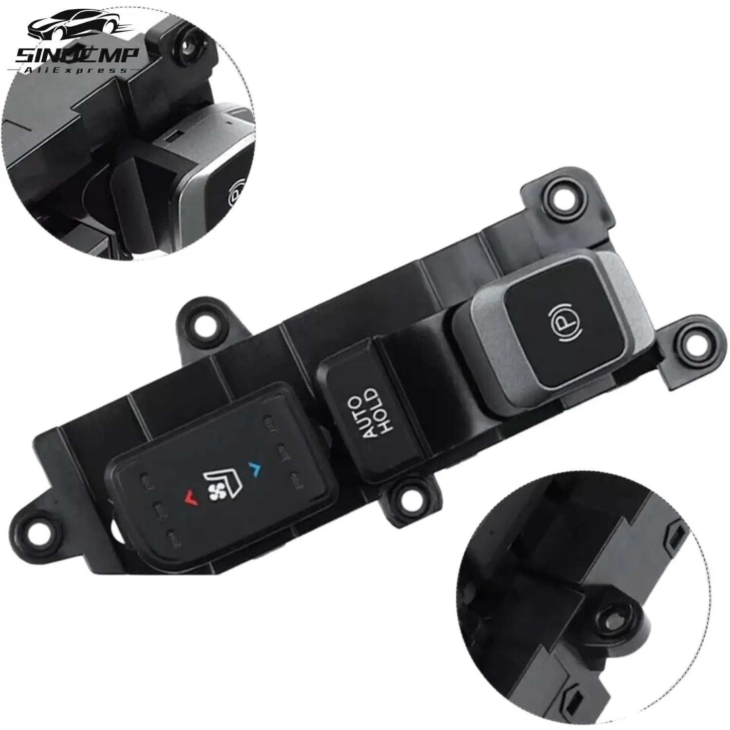 Car Parking Brake Seat Heating Switch Button LHD 93310-2W315 For Hyundai Santa Fe Sport 2017-18 XL 2017-19 Parking Brake Switch
Car Parking Brake Seat Heating Switch Button LHD 93310-2W315 For Hyundai Santa Fe Sport 2017-18 XL 2017-19 Parking Brake Switch