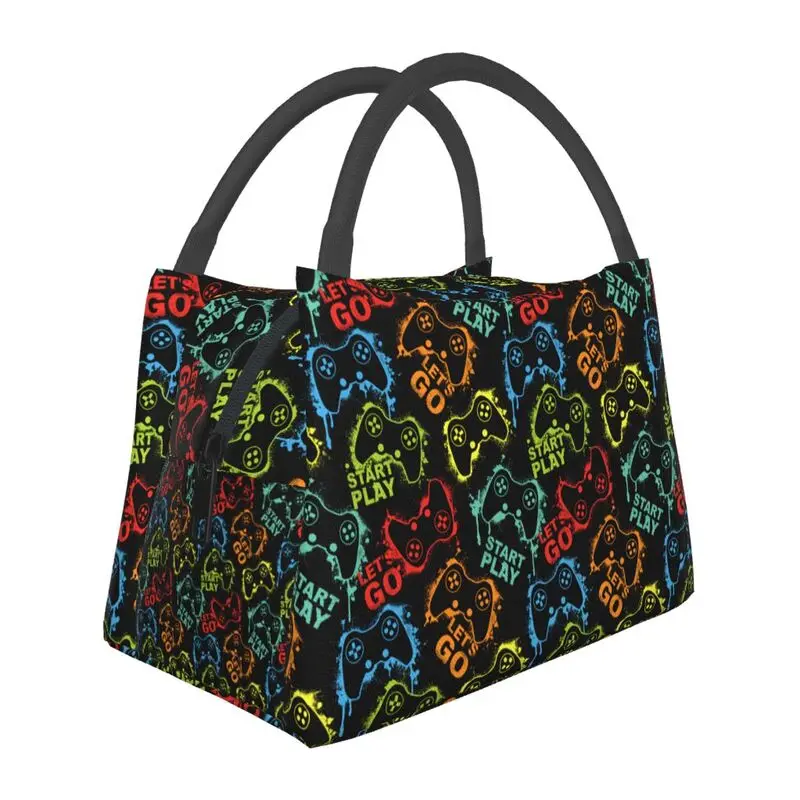 Joystick Game Controller Theme Portable Lunch Box Women Multifunction Cooler Thermal Food Insulated Lunch Bag Pinic Container
Joystick Game Controller Theme Portable Lunch Box Women Multifunction Cooler Thermal Food Insulated Lunch Bag Pinic Container