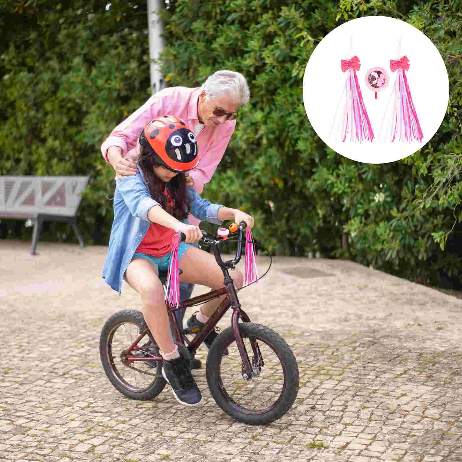 Seat Ribbon Bicycle Bell Bike Grips The Handlebar Decorative Streamers Child Bikes Girl
Seat Ribbon Bicycle Bell Bike Grips The Handlebar Decorative Streamers Child Bikes Girl
