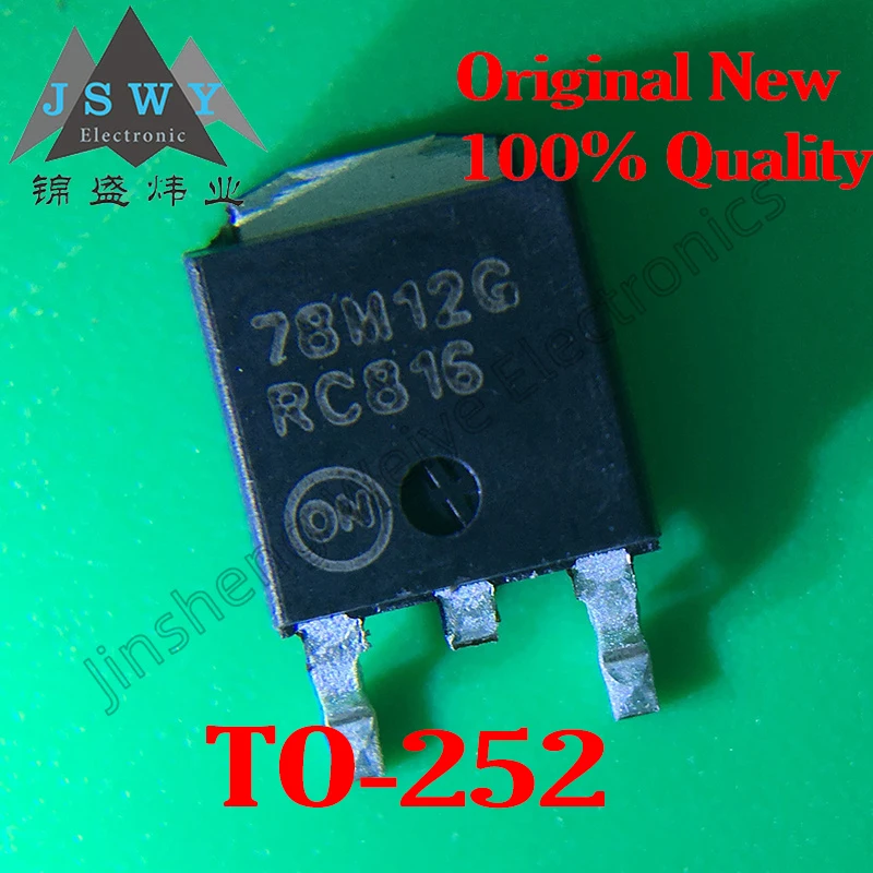 (20/50 pcs) MC78M12CDTRKG TO-252 78M12G MC78M12CD/12V Linear Voltage Regulator 35V/New Original Stock Electronics
(20/50 pcs) MC78M12CDTRKG TO-252 78M12G MC78M12CD/12V Linear Voltage Regulator 35V/New Original Stock Electronics