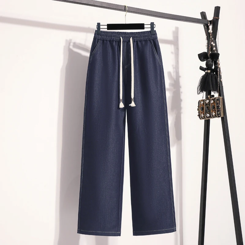 High Waist Wide Leg Denim Jeans Women's Simple Style Spring Summer Thin Slimming Drapey Loose Casual Straight Leg Pants
High Waist Wide Leg Denim Jeans Women's Simple Style Spring Summer Thin Slimming Drapey Loose Casual Straight Leg Pants