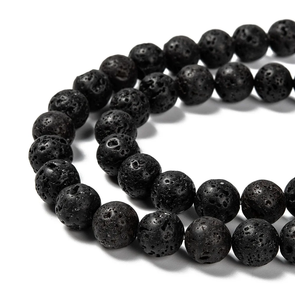 Natural Lava Rock Round Bead Strands, Multiple Sizes 4-20mm for DIY Necklace Bracelet Earring Jewelry Making Supplies
Natural Lava Rock Round Bead Strands, Multiple Sizes 4-20mm for DIY Necklace Bracelet Earring Jewelry Making Supplies