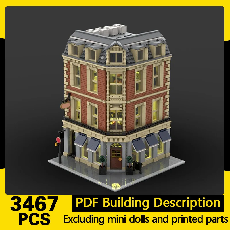 City Street View Model MOC Building Bricks Street Corner Cafe Modular Technology Gifts Holiday Assemble Children Toys Suit
City Street View Model MOC Building Bricks Street Corner Cafe Modular Technology Gifts Holiday Assemble Children Toys Suit