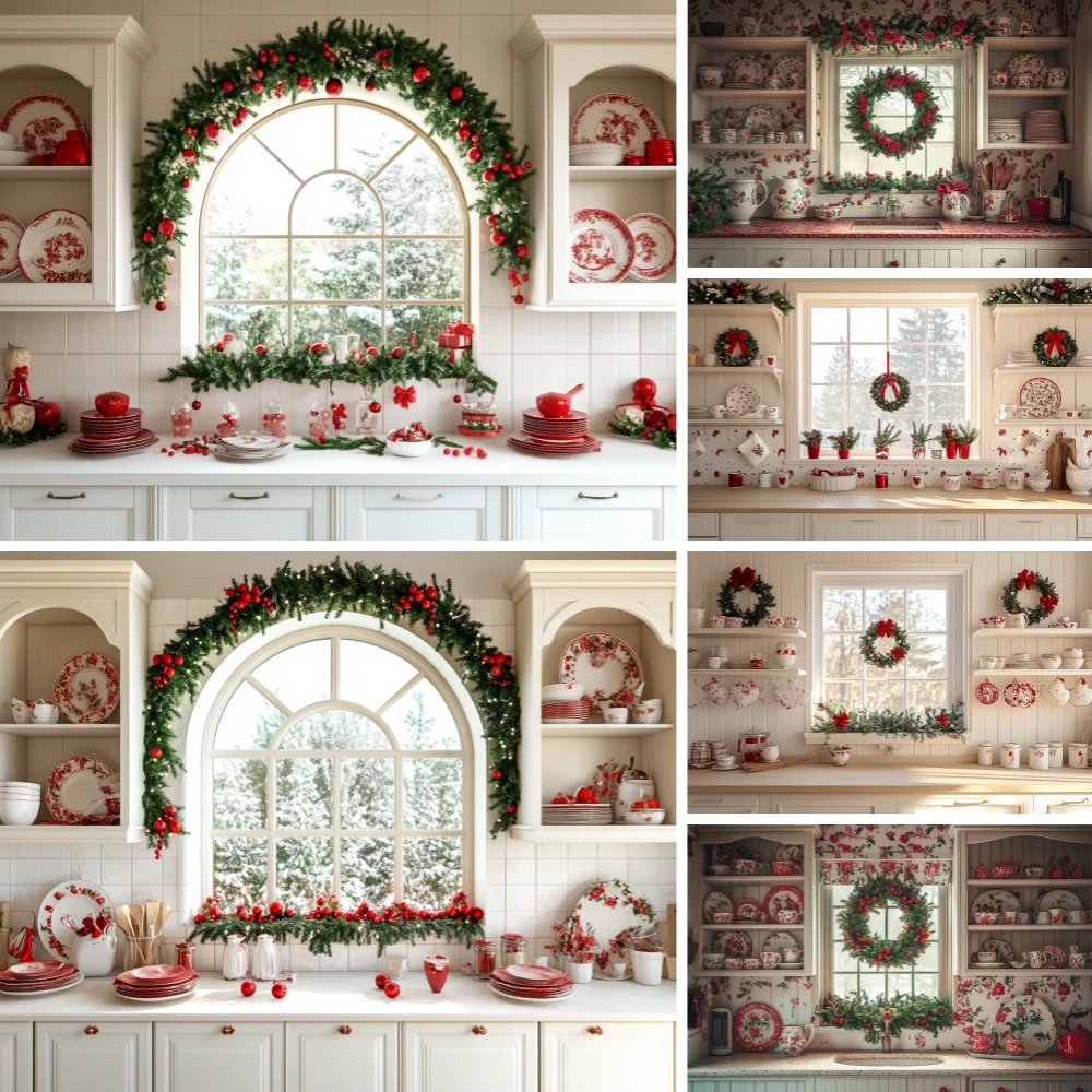 Christmas Home Backdrops Photography Tableware Window Tree Baby Photo Background Gifts White Kitchen Decor Banner
Christmas Home Backdrops Photography Tableware Window Tree Baby Photo Background Gifts White Kitchen Decor Banner