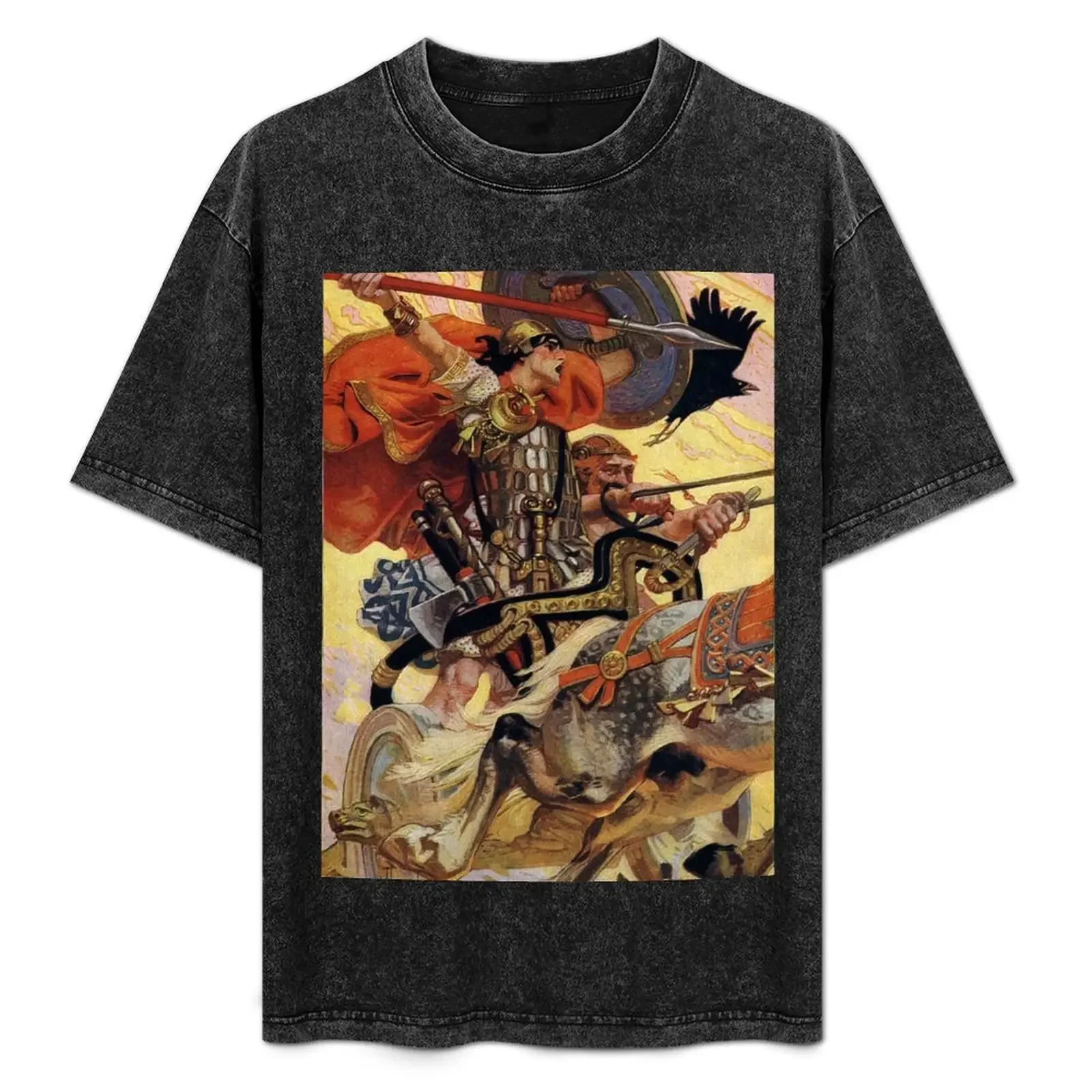 Cuchulain in Battle - J.C. Leyendecker T-Shirt Soft Durable Cotton T-Shirt
Cuchulain in Battle - J.C. Leyendecker T-Shirt Soft Durable Cotton T-Shirt