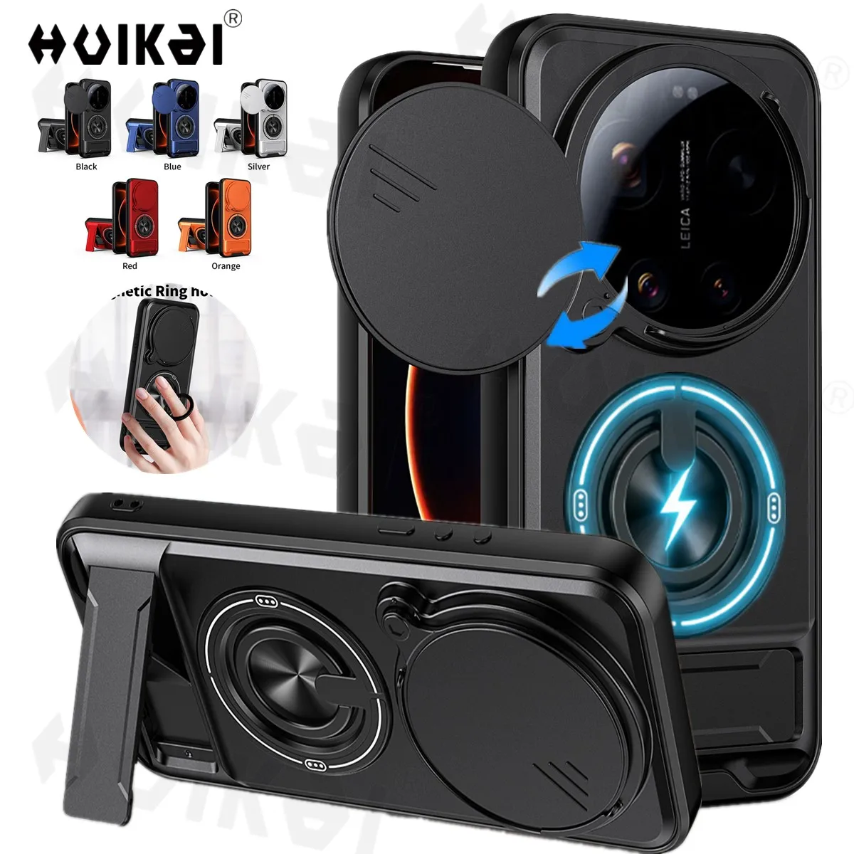 Case For Xiaomi 17 Ultra 5G Magnetic Stand Slide Camera Protector Shockproof Armor Hard Kickstand Phone Cover
Case For Xiaomi 17 Ultra 5G Magnetic Stand Slide Camera Protector Shockproof Armor Hard Kickstand Phone Cover