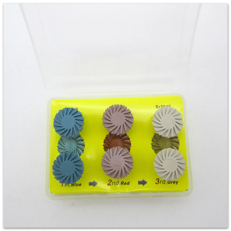 Glazing Disc Silicone Turbo Wheel, 6 Pcs/Box Professional Polishing Tools for Teeth Grinding, Finishing & Surface Polishing
Glazing Disc Silicone Turbo Wheel, 6 Pcs/Box Professional Polishing Tools for Teeth Grinding, Finishing & Surface Polishing