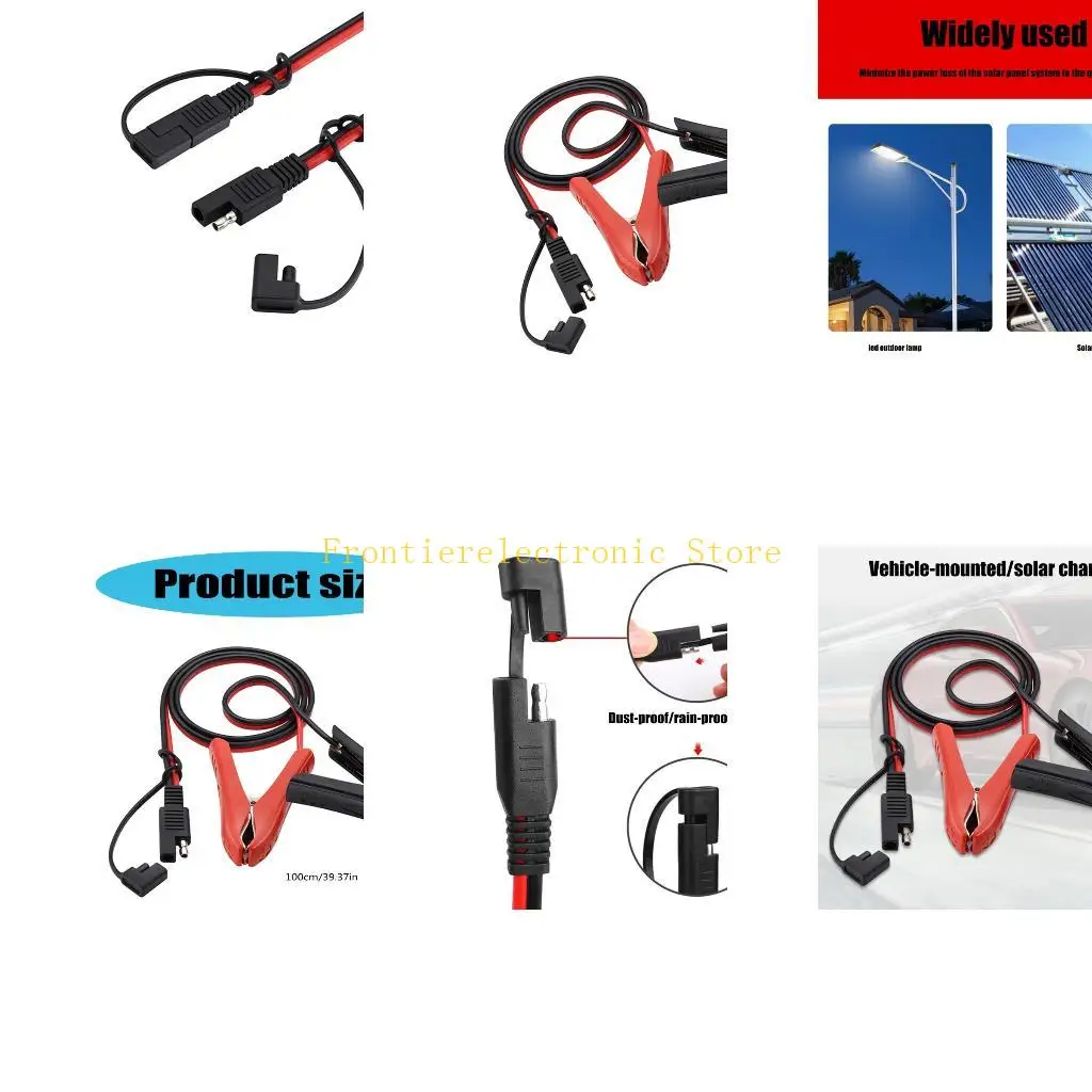G8DB 12VSAE to Clamp Charging Cable for Car Motorcycle Solar Panel Battery
G8DB 12VSAE to Clamp Charging Cable for Car Motorcycle Solar Panel Battery