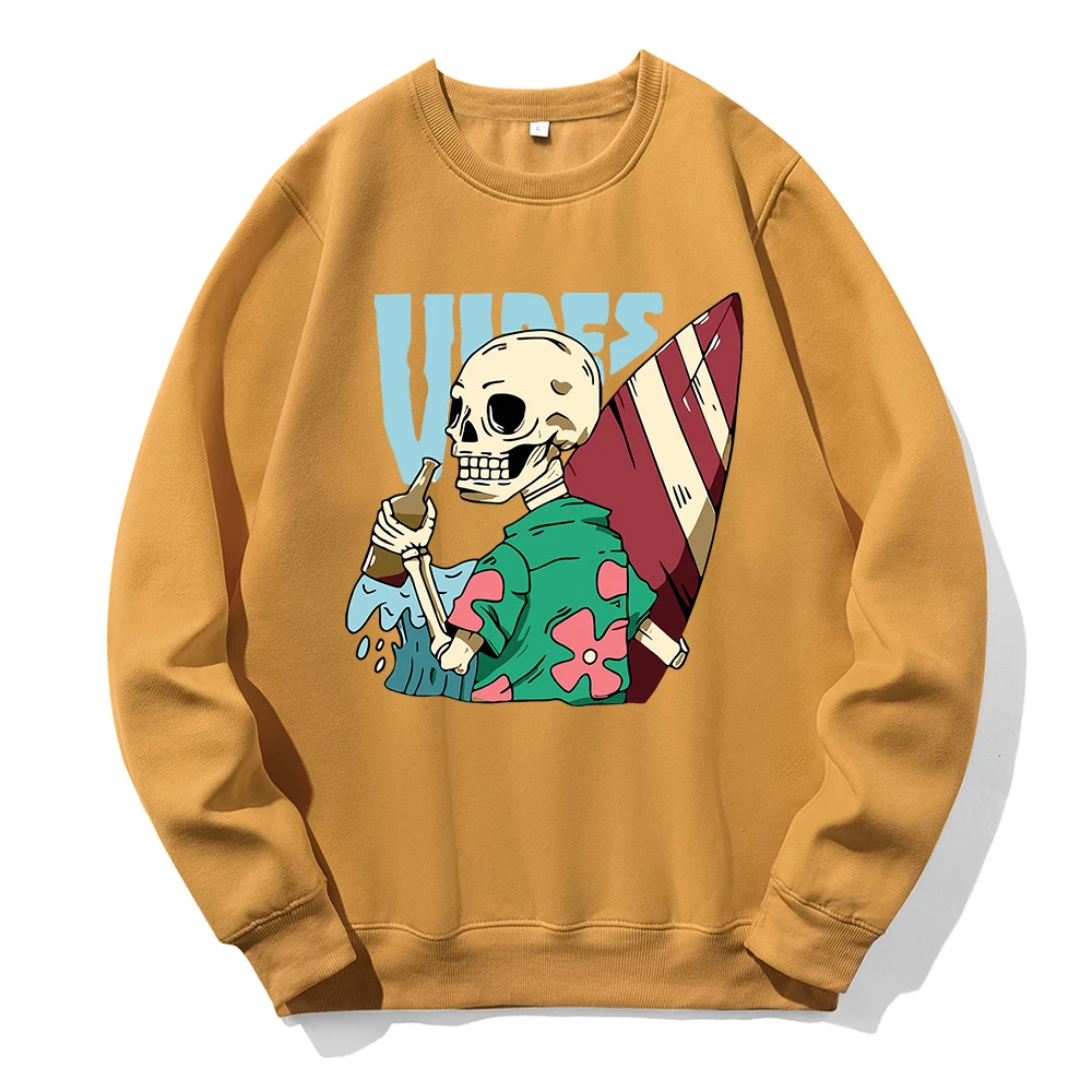 Skeletons Like Drinking And Surfing Hoody Man O-Neck Fleece Warm Streetwear Casual Basic Loose Clothing Fashion Vintage Hooded
Skeletons Like Drinking And Surfing Hoody Man O-Neck Fleece Warm Streetwear Casual Basic Loose Clothing Fashion Vintage Hooded