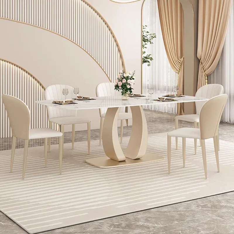 Водонепроницаемый нескользящий стол для гостиной, уникальный скандинавский мобильный обеденный стол, Прямоугольный дизайн, Обеденная Мебель для ресторана
Водонепроницаемый нескользящий стол для гостиной, уникальный скандинавский мобильный обеденный стол, Прямоугольный дизайн, Обеденная Мебель для ресторана