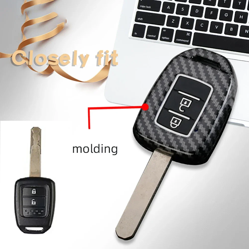 ABSCarbon Fiber Silicone Car Remote key Case Fob For Honda GREIZ Civic City XRV Vezel Fit key Set Remote Cover
ABSCarbon Fiber Silicone Car Remote key Case Fob For Honda GREIZ Civic City XRV Vezel Fit key Set Remote Cover