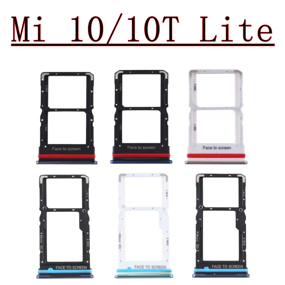 Держатель для SIM-карты/ридер для Xiaomi Mi 10/10T Lite, слот для двух SIM-карт и Micro SD
Держатель для SIM-карты/ридер для Xiaomi Mi 10/10T Lite, слот для двух SIM-карт и Micro SD