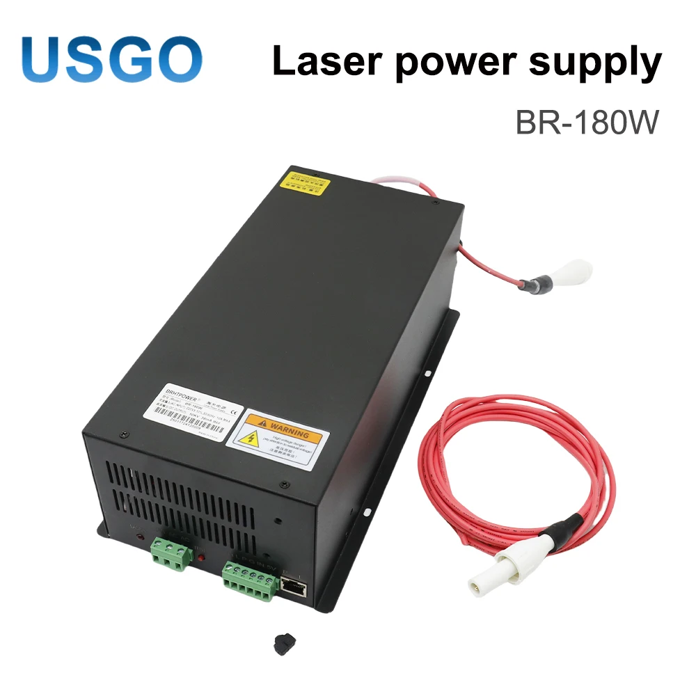 USGO 180W BR-180W 220V Источник питания CO2-лазера для станка для лазерной гравировки и резки CO2
USGO 180W BR-180W 220V Источник питания CO2-лазера для станка для лазерной гравировки и резки CO2