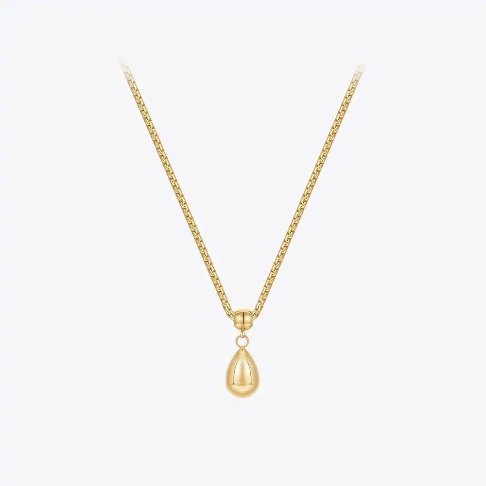 ENFASHION Rain Drop Pendant Necklace For Women Jewelry Para Mujer 18K Plated Gold Color Trendy Necklaces Anniversary P233396
ENFASHION Rain Drop Pendant Necklace For Women Jewelry Para Mujer 18K Plated Gold Color Trendy Necklaces Anniversary P233396