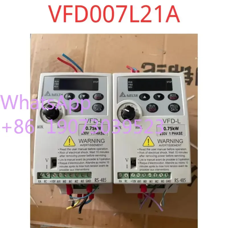 Б/у тест OK VFD007L21A Инвертор серии L 0,75 кВт, источник питания 220 В VFD007L21A
Б/у тест OK VFD007L21A Инвертор серии L 0,75 кВт, источник питания 220 В VFD007L21A