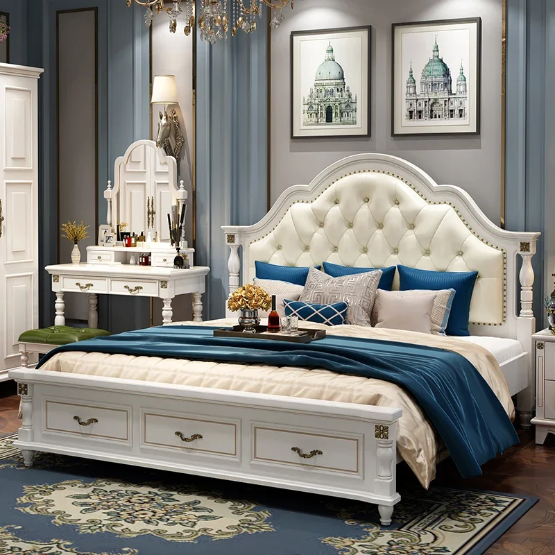 Princess Wood Modern Double Bed Mattress Set Luxury Girls Adults Double Bed Loft Queen Camas De Dormitorio Home Furniture
Princess Wood Modern Double Bed Mattress Set Luxury Girls Adults Double Bed Loft Queen Camas De Dormitorio Home Furniture