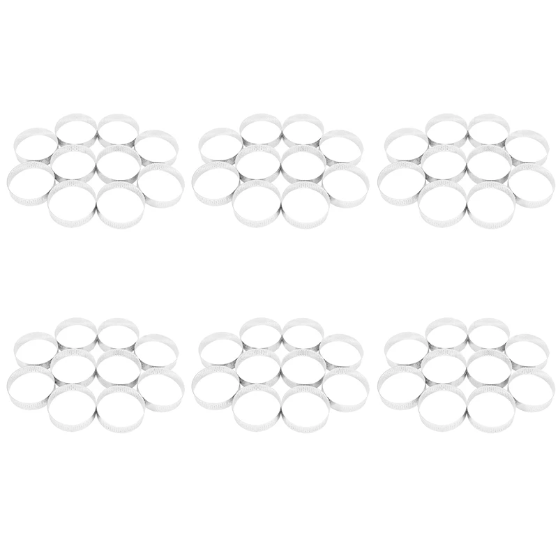 60 Pcs Circular Stainless Steel Tart Ring Tower Pie Cake Mould Baking Tools Perforated Cake Mousse Ring,8Cm
60 Pcs Circular Stainless Steel Tart Ring Tower Pie Cake Mould Baking Tools Perforated Cake Mousse Ring,8Cm