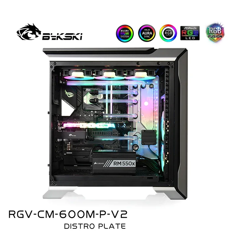 BYKSKI Acrylic Board Water Channel Solution use for MasterCase SL600M case / Kit for CPU and GPU Block / Instead reservoir
BYKSKI Acrylic Board Water Channel Solution use for MasterCase SL600M case / Kit for CPU and GPU Block / Instead reservoir
