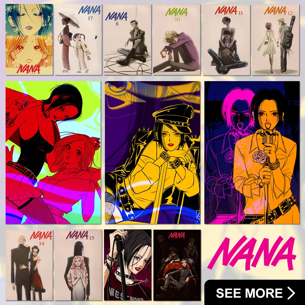 NANA Posters Nana Oosaki Canvas Painting Nana Komatsu Wall Art Uehara misato Home Decor Saotome Junko No Frame Picture Wallpaper
NANA Posters Nana Oosaki Canvas Painting Nana Komatsu Wall Art Uehara misato Home Decor Saotome Junko No Frame Picture Wallpaper
