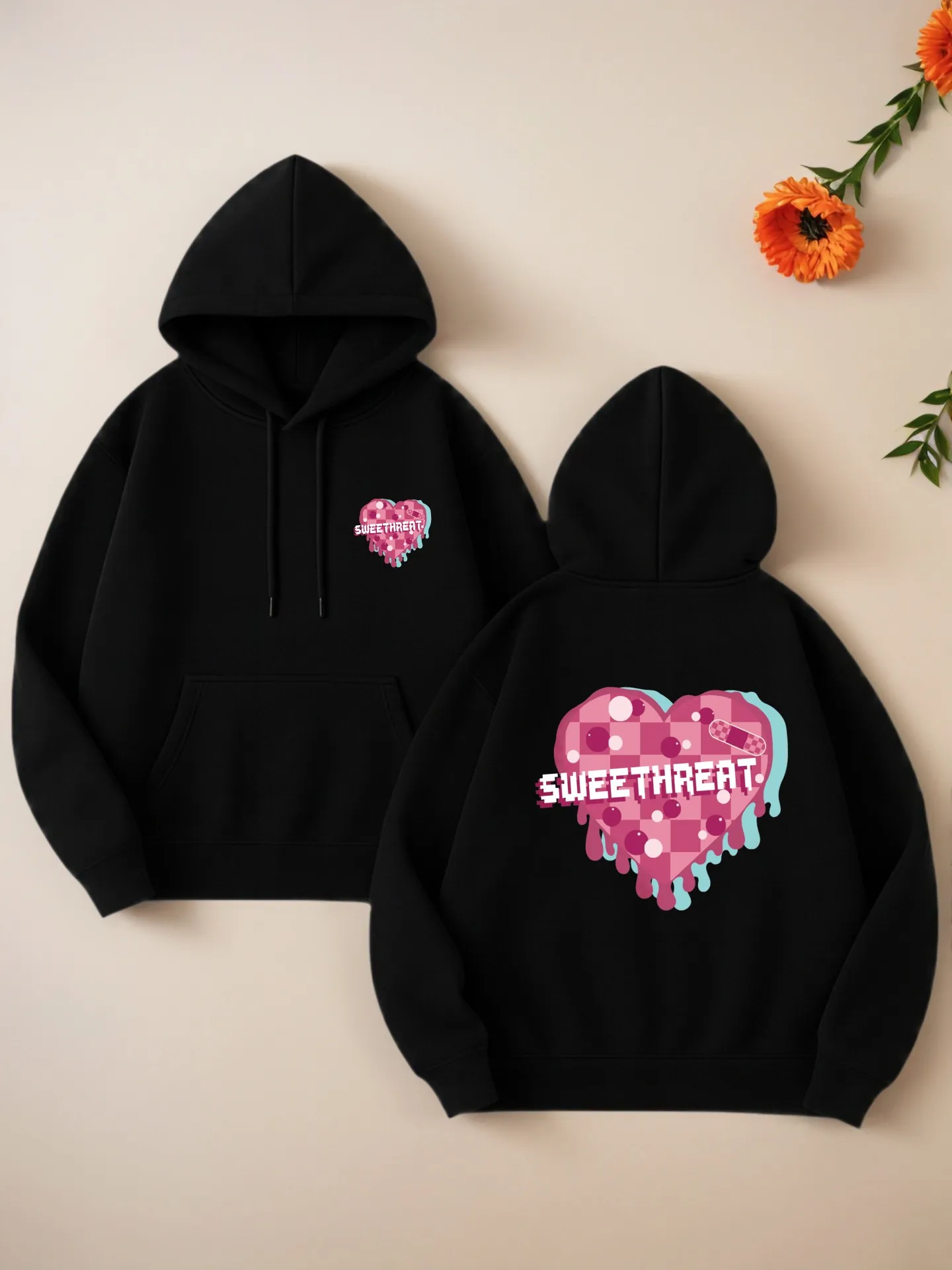 Women's Heart - Print Graphic Hoodie, Y2K Style, Soft Fabric, Casual Everyday Wear, For Young Women
Women's Heart - Print Graphic Hoodie, Y2K Style, Soft Fabric, Casual Everyday Wear, For Young Women