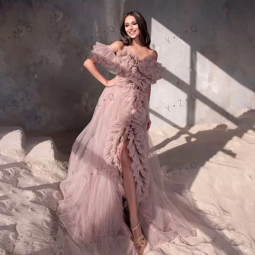Pretty Women Formal Party Dress Tulle V Neck Long Maxi Gowns Dubai A Line Long Bridal Dresses Off Shoulder Dropped Sleeves
Pretty Women Formal Party Dress Tulle V Neck Long Maxi Gowns Dubai A Line Long Bridal Dresses Off Shoulder Dropped Sleeves