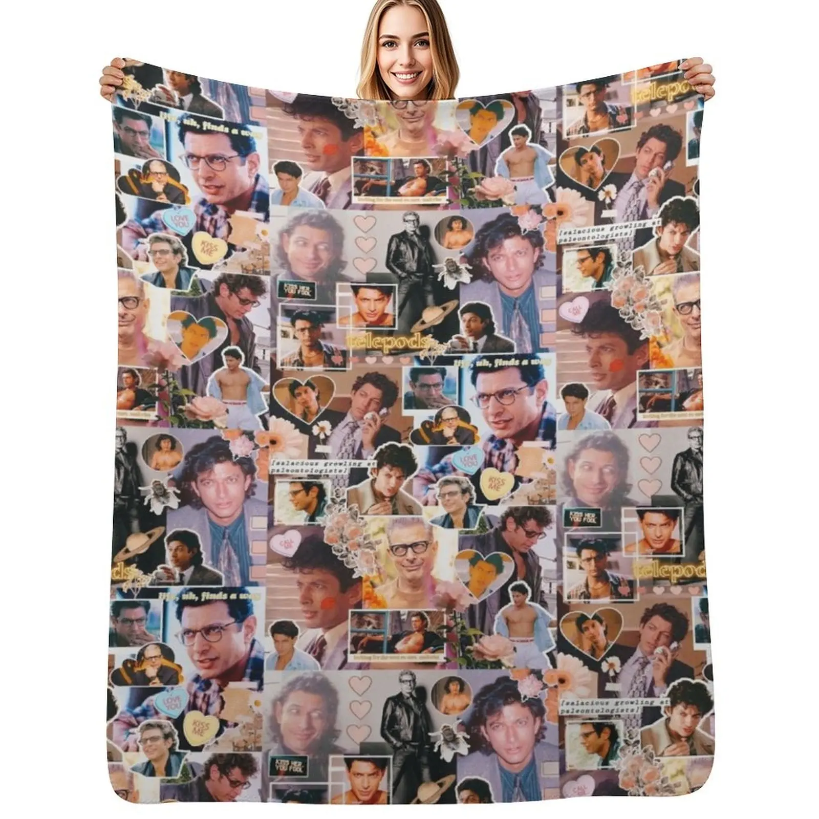 Jeff Goldblum Throw Blanket Multi Use Warm Blanket for Living Room Bedroom
Jeff Goldblum Throw Blanket Multi Use Warm Blanket for Living Room Bedroom