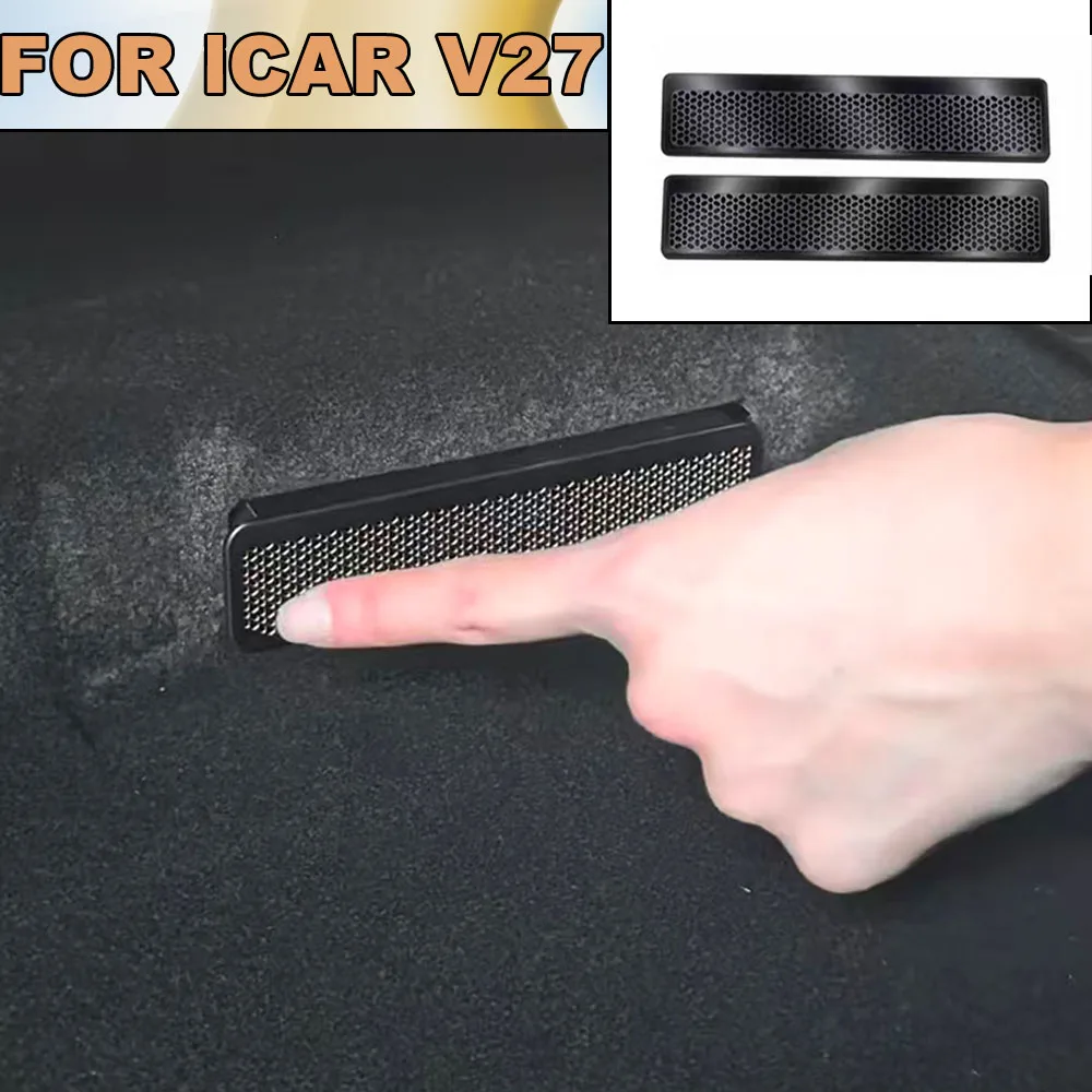 Car Under Seat Air Outlet Protection Cover Dustproof Anti Blocking Shell For Chery ICAR V27 2026-2027 Interior Parts
Car Under Seat Air Outlet Protection Cover Dustproof Anti Blocking Shell For Chery ICAR V27 2026-2027 Interior Parts