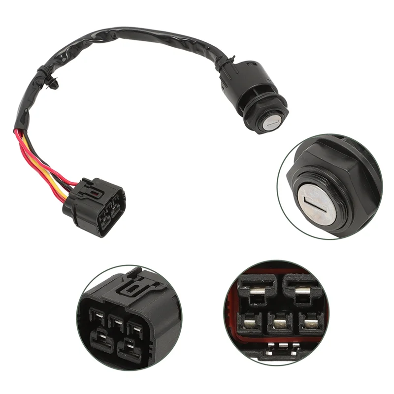 A10E-35100-HL5-A01 Ignition Switch Lock Cylinder Assembly W/Wiring Harness Key For Honda Pioneer 520 SXS500M SXS500M2 2015-21
A10E-35100-HL5-A01 Ignition Switch Lock Cylinder Assembly W/Wiring Harness Key For Honda Pioneer 520 SXS500M SXS500M2 2015-21