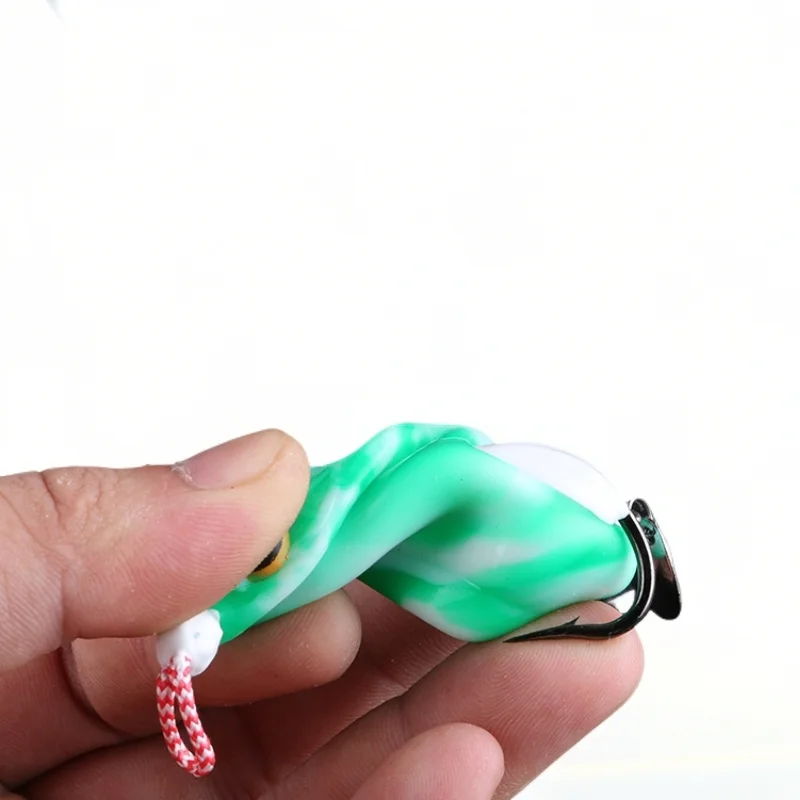 1Pc Soft Frog Fishing Bait BKK Hook 5cm/10g 6.5cm/15g Swimbait Bass Floating Wobbler Crankbait Spinner Pike Bait Fishing Tackle 
1Pc Soft Frog Fishing Bait BKK Hook 5cm/10g 6.5cm/15g Swimbait Bass Floating Wobbler Crankbait Spinner Pike Bait Fishing Tackle