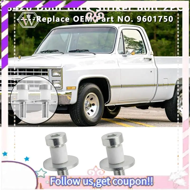 Easy To Use 38420 Door Lock Striker Bolt 9601750 Door Lock Bolt For GMC Pontiac Buick Cadillac Truck Door Latch Pin
Easy To Use 38420 Door Lock Striker Bolt 9601750 Door Lock Bolt For GMC Pontiac Buick Cadillac Truck Door Latch Pin
