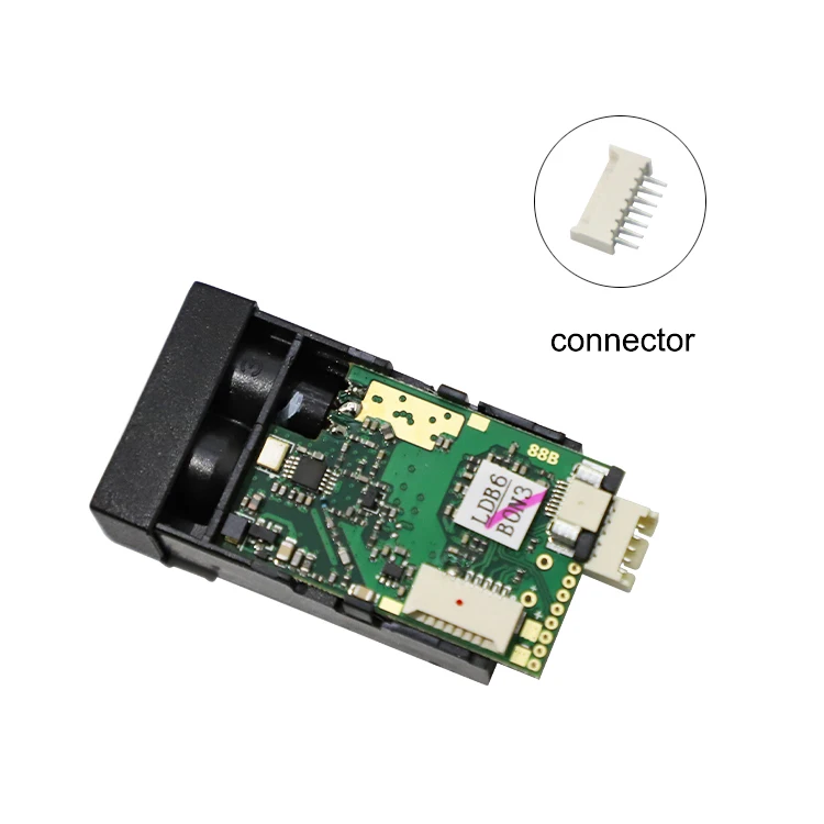 TTL Serial Laser Proximity Sensor Connector 620~690nm 60m Industrial Distance Measuring Sensor Module
TTL Serial Laser Proximity Sensor Connector 620~690nm 60m Industrial Distance Measuring Sensor Module