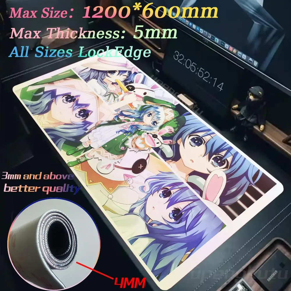 XXXL 1200x600mm Date A Live Tokisaki Kurumi Mousepad Large Gaming Mouse Pad LockEdge Thickened Computer Keyboard Table Desk Mat
XXXL 1200x600mm Date A Live Tokisaki Kurumi Mousepad Large Gaming Mouse Pad LockEdge Thickened Computer Keyboard Table Desk Mat