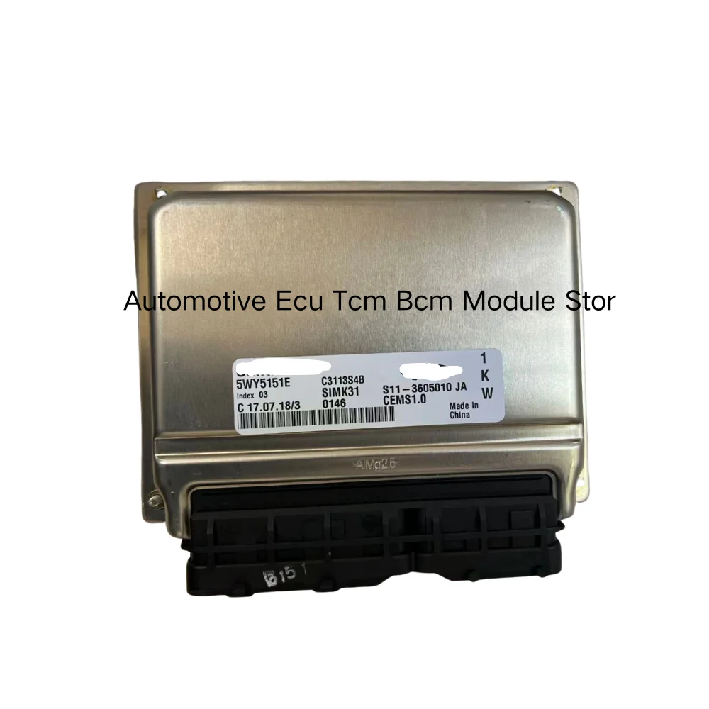 High Quality Car Engine Computer Board ECU 5WY5151E S11-3605010JA for Chery QQ
High Quality Car Engine Computer Board ECU 5WY5151E S11-3605010JA for Chery QQ