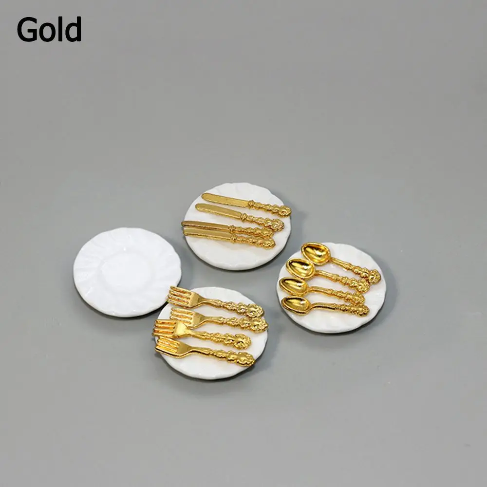 DIY Pretend Play Furniture Fork Ceramic Plate Spoon Miniature Tableware
DIY Pretend Play Furniture Fork Ceramic Plate Spoon Miniature Tableware