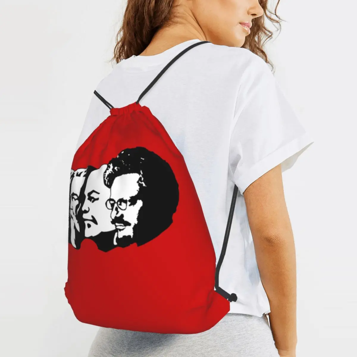 Marx, Engels, Lenin, Trotsky Backpacks Fashion Drawstring Bags Shoes Bag Book Bags for Travel Students
Marx, Engels, Lenin, Trotsky Backpacks Fashion Drawstring Bags Shoes Bag Book Bags for Travel Students