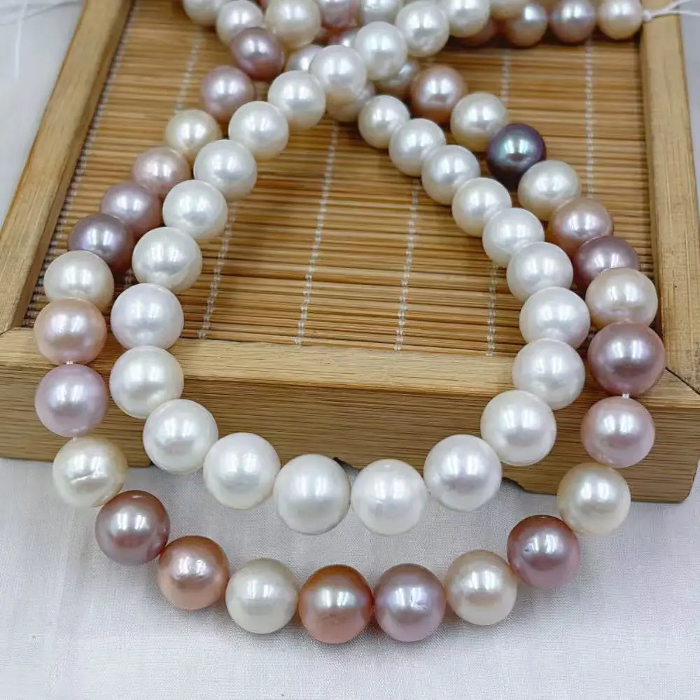 Free Shipping 9-11mm 4A White Pink Purple Round Natural Freshwater Pearl Needlework Beading Loose Large Beads 16inch
Free Shipping 9-11mm 4A White Pink Purple Round Natural Freshwater Pearl Needlework Beading Loose Large Beads 16inch