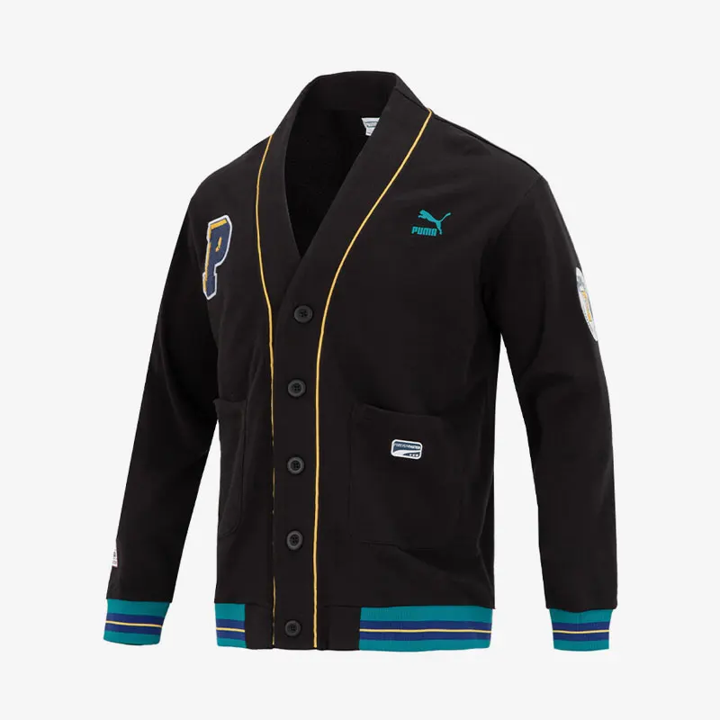 Puma, новинка весны 2023, мужская и женская спортивная куртка-кардиган с v-образным вырезом 677374-01
Puma, новинка весны 2023, мужская и женская спортивная куртка-кардиган с v-образным вырезом 677374-01