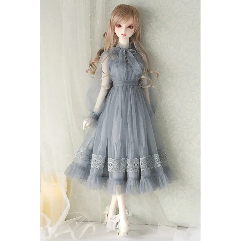 Аксессуары для кукол, серое платье 1/4 1/3 SD BJD, одежда для девочек, бесплатная доставка
Аксессуары для кукол, серое платье 1/4 1/3 SD BJD, одежда для девочек, бесплатная доставка