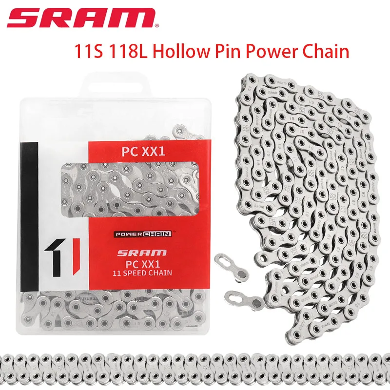 Цепь SRAM PC XX1 для горного велосипеда, 11 скоростей, серебристая с полым штифтом 118L, звено с силовым замком, оригинальная гоночная велосипедная цепь, 11 в
Цепь SRAM PC XX1 для горного велосипеда, 11 скоростей, серебристая с полым штифтом 118L, звено с силовым замком, оригинальная гоночная велосипедная цепь, 11 в
