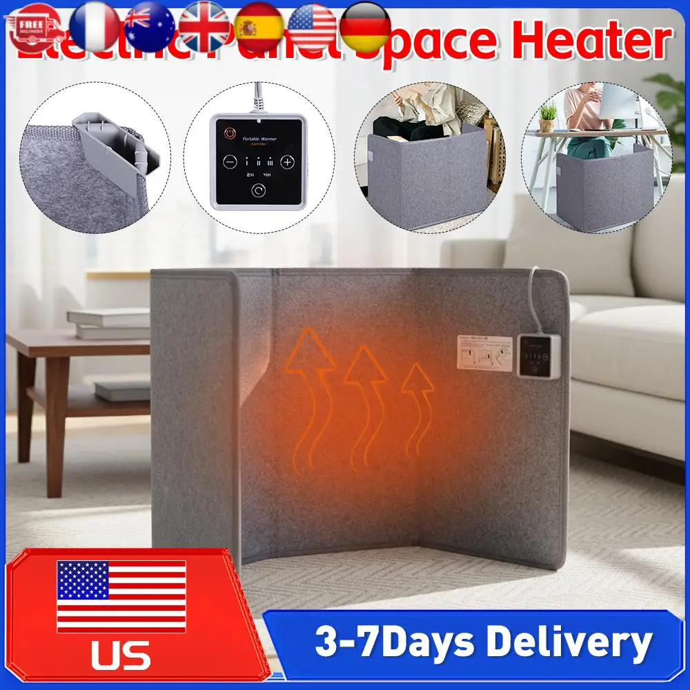 Электрический подогреватель для ног с 5 режимами, нагревательная панель под стол, портативный обогреватель с термостатом и таймером для офиса, дома, рабочего места
Электрический подогреватель для ног с 5 режимами, нагревательная панель под стол, портативный обогреватель с термостатом и таймером для офиса, дома, рабочего места 