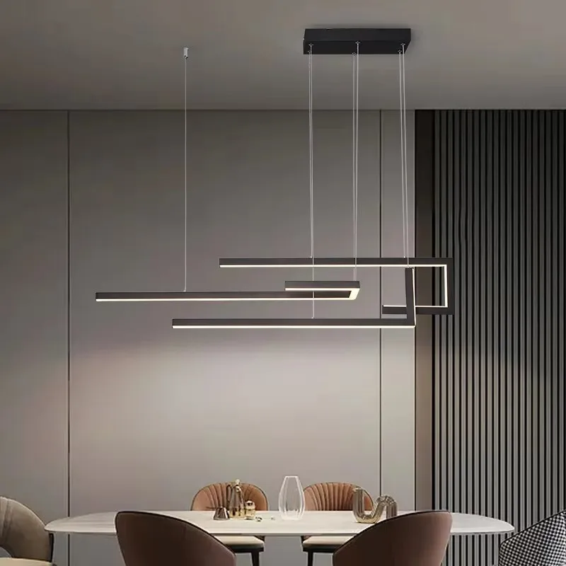 Moderne Minimalisme Led Hanglamp Voor Eetkamer Keuken Bar Woonkamer Slaapkamer Zwarte Rechthoek Dimbare Kroonluchter Lichten
Moderne Minimalisme Led Hanglamp Voor Eetkamer Keuken Bar Woonkamer Slaapkamer Zwarte Rechthoek Dimbare Kroonluchter Lichten