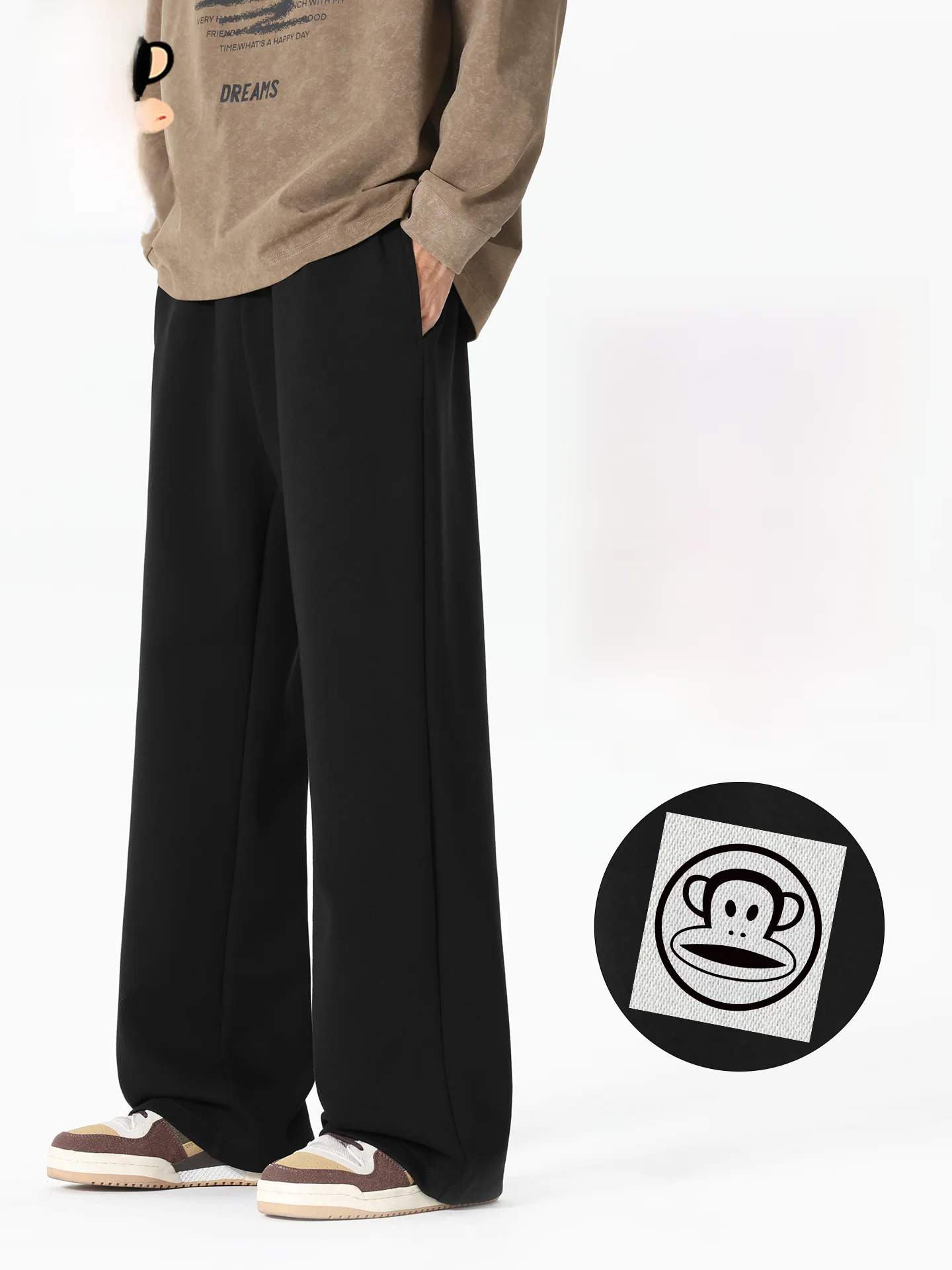 Мужские повседневные брюки свободного кроя с драпировкой, прямые штанины, весна 2026, американский стиль, для повседневной носки
Мужские повседневные брюки свободного кроя с драпировкой, прямые штанины, весна 2026, американский стиль, для повседневной носки