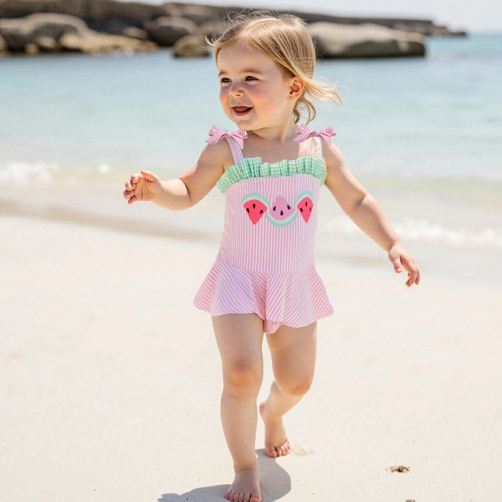 Toddler Kids Clothes Baby Girl Swimsuits Cute Watermelon Print Tie Shoulder Bodysuits Bathing Suits Swimwear Beachwear
Toddler Kids Clothes Baby Girl Swimsuits Cute Watermelon Print Tie Shoulder Bodysuits Bathing Suits Swimwear Beachwear