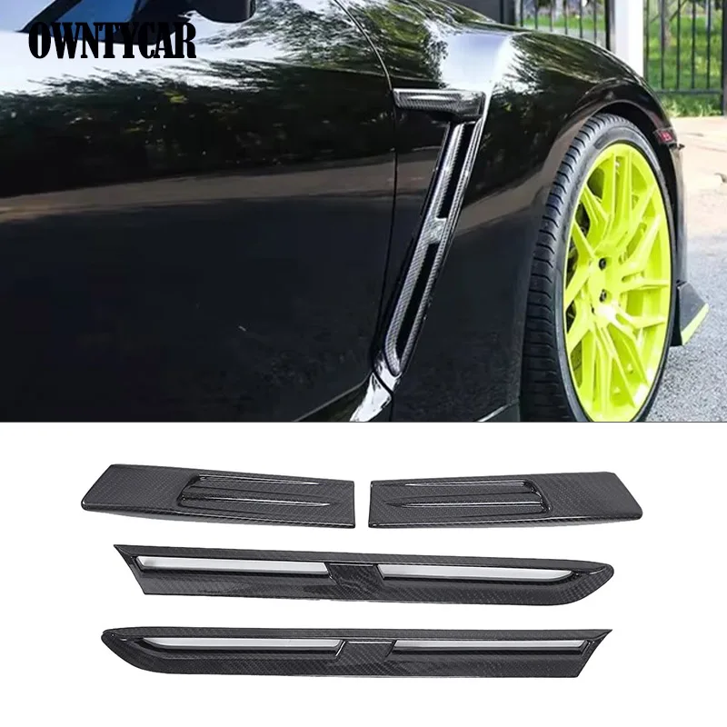 Real Carbon Fiber For Nissan GTR GT-R R35 2008-2016 Car Side Fender Air Vent Cover Intake Car Body Kits Car Accessories
Real Carbon Fiber For Nissan GTR GT-R R35 2008-2016 Car Side Fender Air Vent Cover Intake Car Body Kits Car Accessories