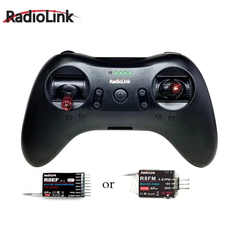 Radiolink T8S 8 Channel 2.4G Radio Transmitter W/ R8EF /R8FM Receiver Controller 2000m for RC FPV Racing Drone
Radiolink T8S 8 Channel 2.4G Radio Transmitter W/ R8EF /R8FM Receiver Controller 2000m for RC FPV Racing Drone