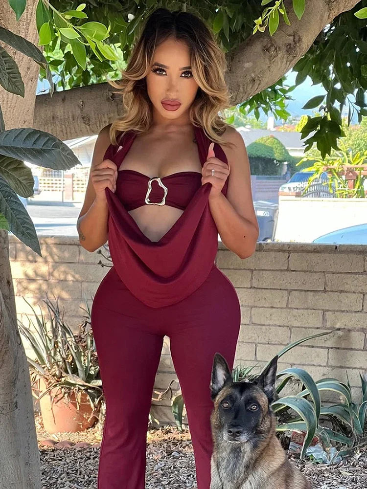 Weird Puss сексуальный женский комбинезон с открытой спиной + топы с бюстгальтером, свободный воротник, полые полуночные тренировочные клубные костюмы, простые эластичные узкие комбинезоны
Weird Puss сексуальный женский комбинезон с открытой спиной + топы с бюстгальтером, свободный воротник, полые полуночные тренировочные клубные костюмы, простые эластичные узкие комбинезоны