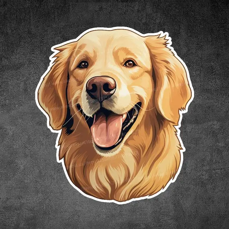 Golden Retriever Car Sticker Pet Dog Animal Waterproof Styling Automobiles Motorcycle Exterior Accessories Vinyl Decals Y208
Golden Retriever Car Sticker Pet Dog Animal Waterproof Styling Automobiles Motorcycle Exterior Accessories Vinyl Decals Y208