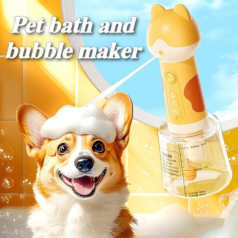 Pet Bath automatic Frother Type-C charging waterproof Dog Body Wash Foaming Machine portable Low noise Pet Cleaning Supplies
Pet Bath automatic Frother Type-C charging waterproof Dog Body Wash Foaming Machine portable Low noise Pet Cleaning Supplies